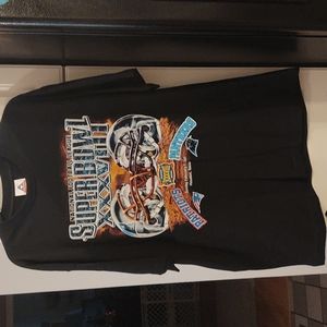 Men's Panthers Superbowl tee shirt
